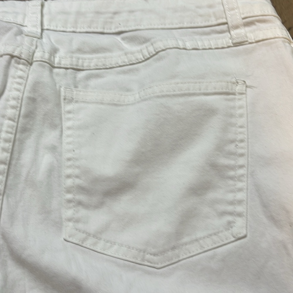 467 Lee Riders Mid Rise Capri white size 12 - Picture 6 of 6
